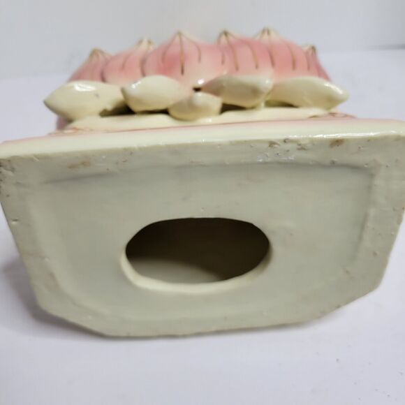 Vtg Feng Shui Import 14" Sitting Kuan Yin Guan Yin Kwan Yin StatueAsian Gold - Picture 16 of 16